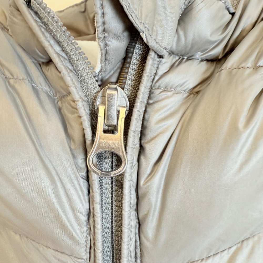 STIO Hooded Puffer Jacket Gray Full Zip Insulated Warm Down Winter Outerwear - Picture 16 of 16